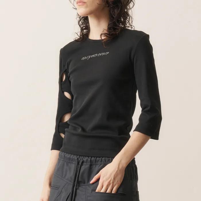 3-Quarter Cutout Tee, Bustle