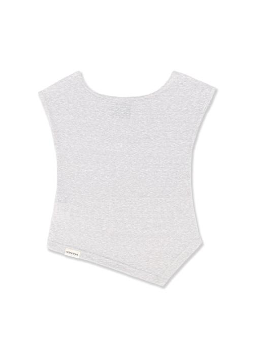 UNBALANCE SNAP T-SHIRT GREY