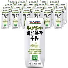 파스퇴르 무항생제 인증 바른목장 우유