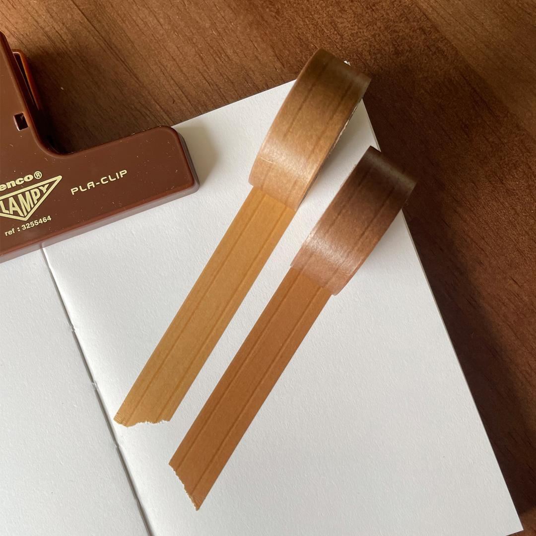 [팔베개] 나무 데크 마스킹테이프 2종