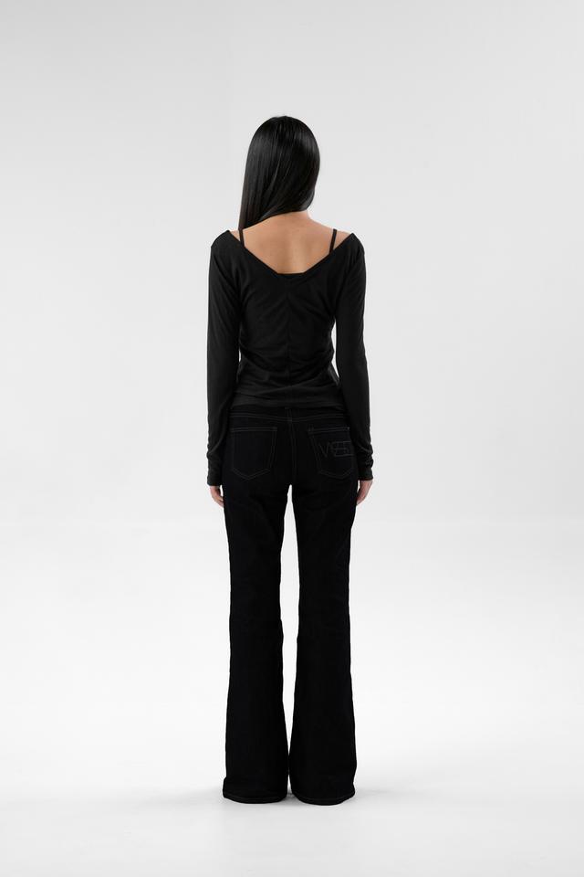 Deep V long sleeves 001