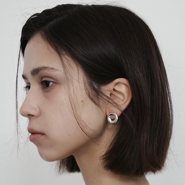 Full Moon Earring(925 Silver)