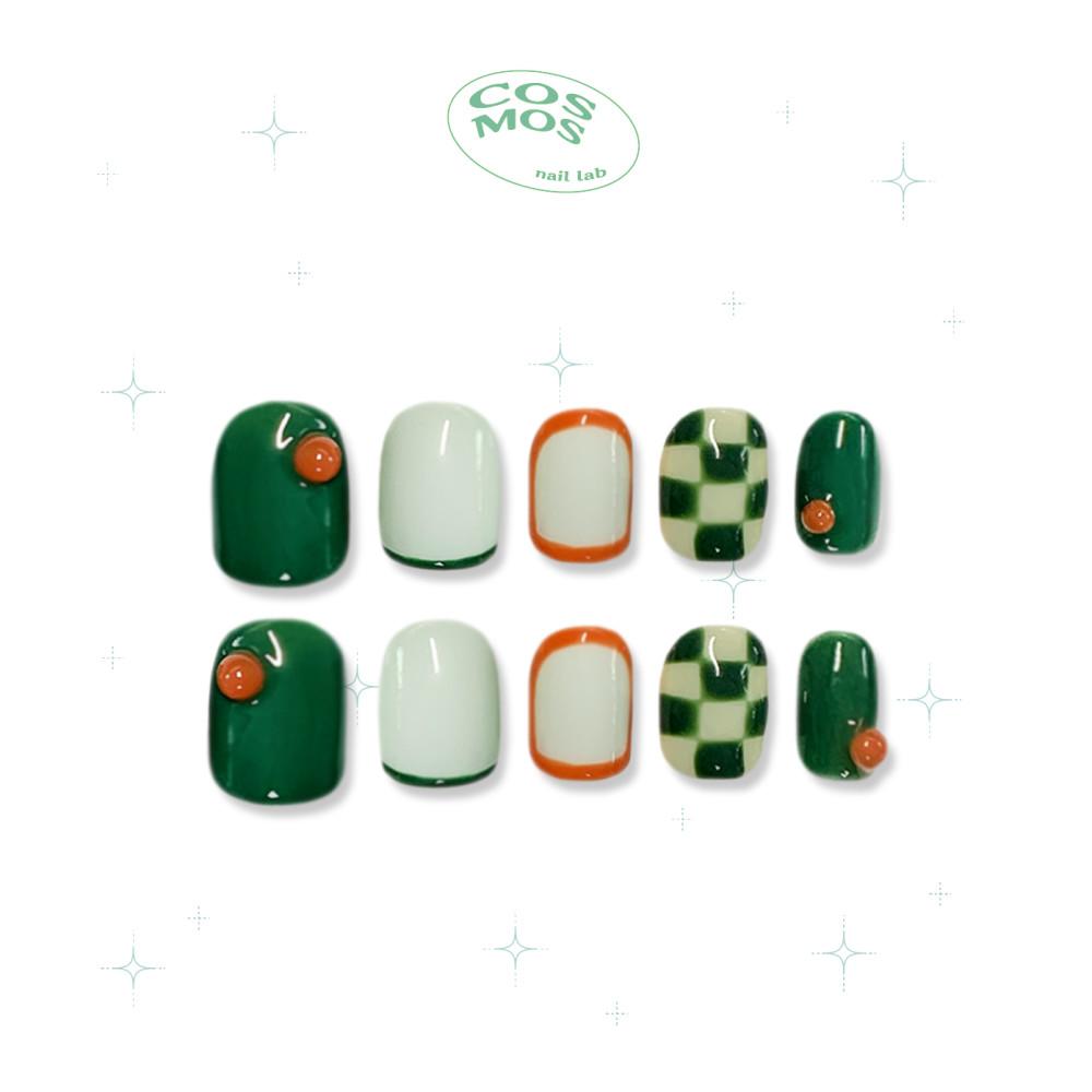 네일 젤 셀프 파츠 아트 인조손톱 빈티지 유니크 악세사리 패션 크리스마스 선물  테니스 수제 네일팁