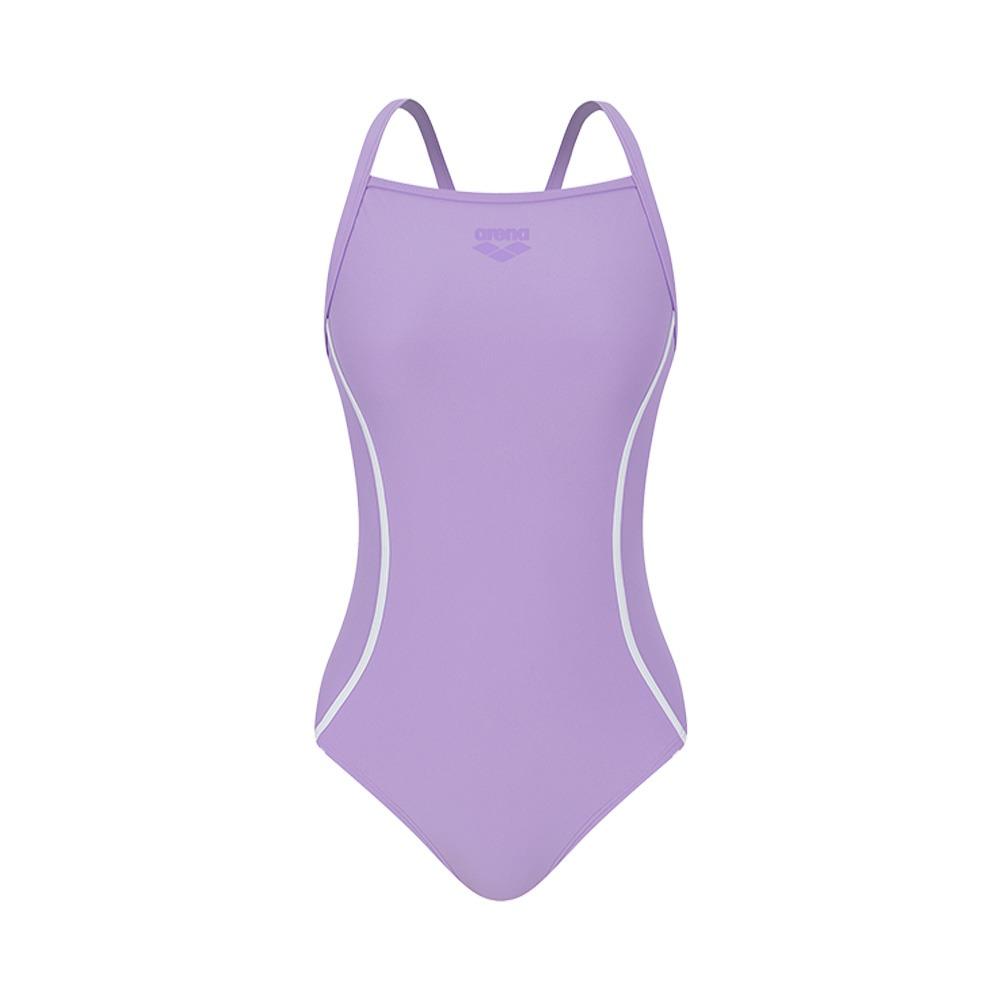 아레나 레디 테크백 선수용 하이컷 탄탄이 [라일락] 여자 실내수영복 A4BL1CO01 LIL