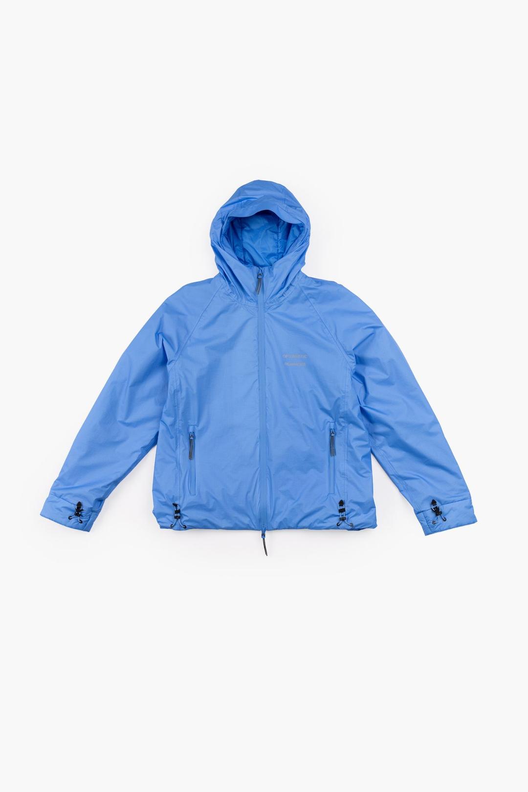Insulated jacket reflective-blue