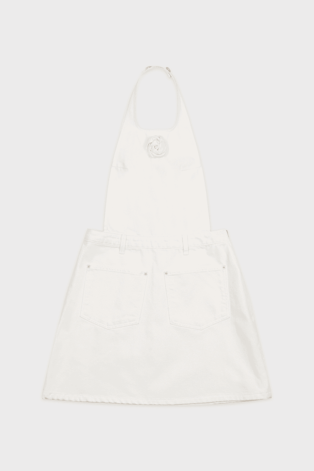 Flower Halter One-Piece (Ivory)