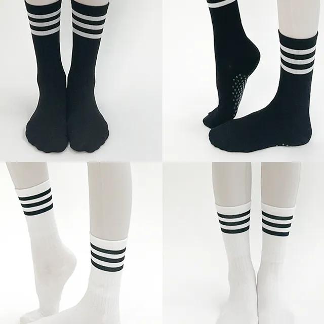 당일발송 [1+1 할인] 베이직 논슬립 라인 중목 요가 양말 토삭스 발레핏 무용 헬스 홈트 필라테스 트레이닝 헬스 홈트