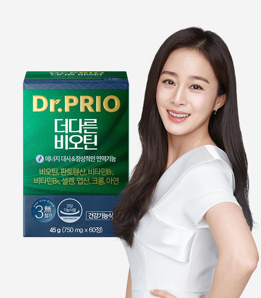 닥터프리오 김태희 고함량 비오틴 영양제 맥주효모 750mg 60정