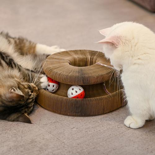 위글리 매직 볼 트랙 장난감 - 브라운 (CAYA-TO9521)