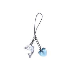 Clear Dolphin phone strap,돌고래 폰스트랩 핸드폰줄