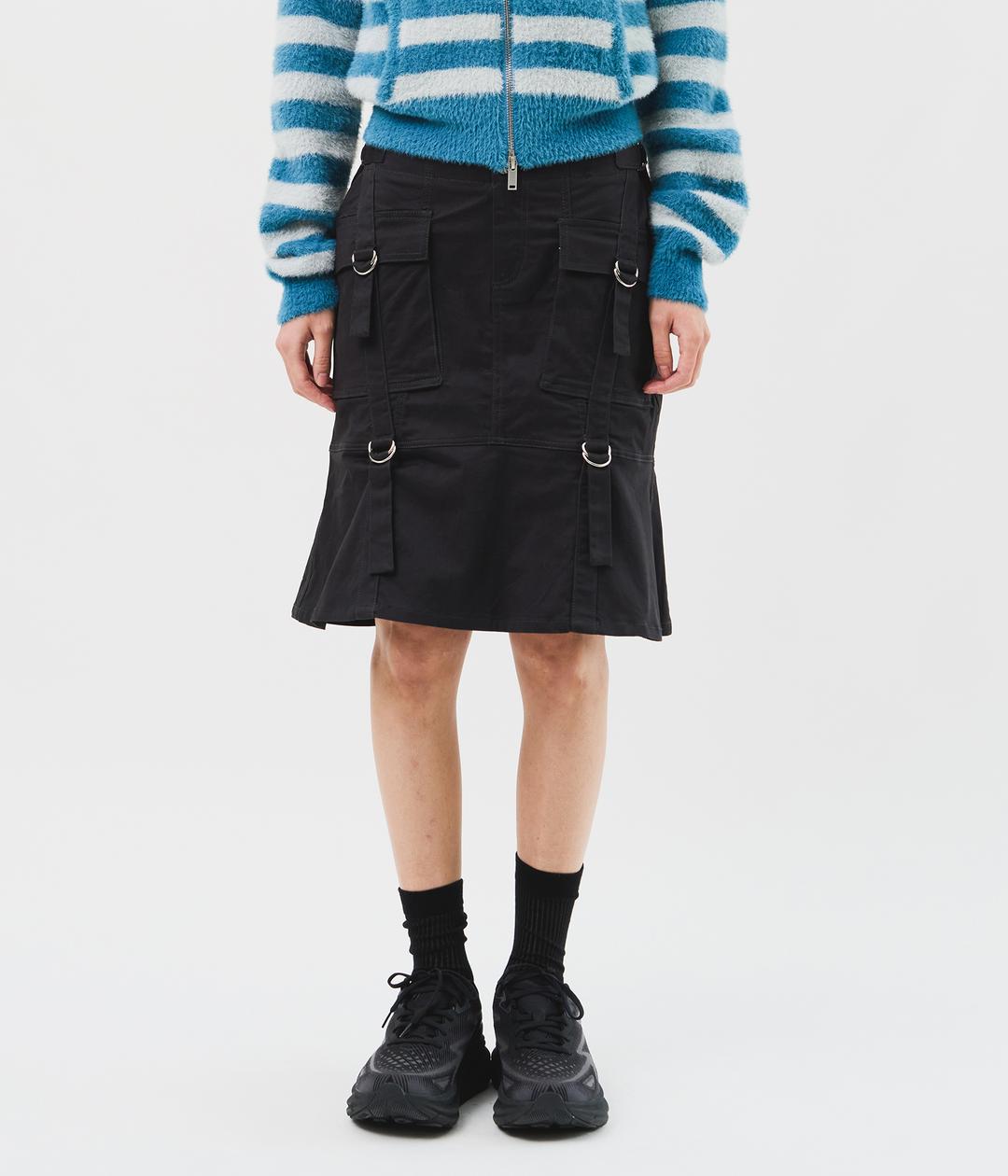 하이파이펑크 (W) Eight Strap Cargo Skirt (2color)