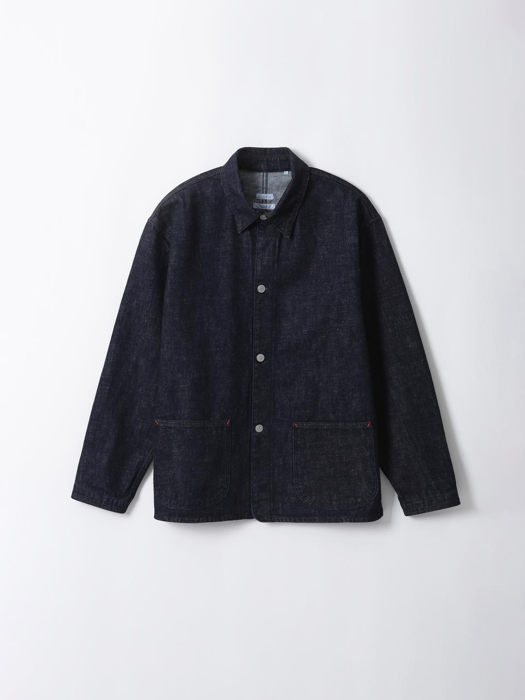 Selvedge Denim Work Jacket (Indigo One Wash)