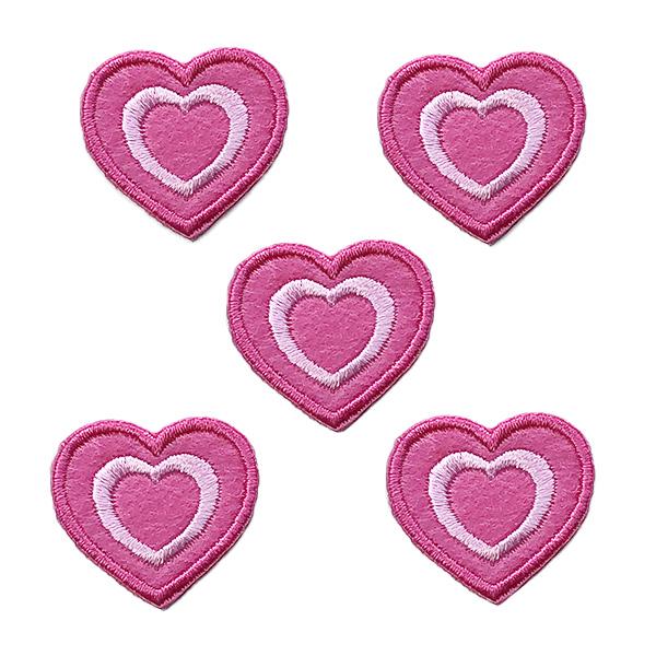 ワッペン 『キッズワッペン ハート KDW-11』-ユザワヤ公式ネットショップ