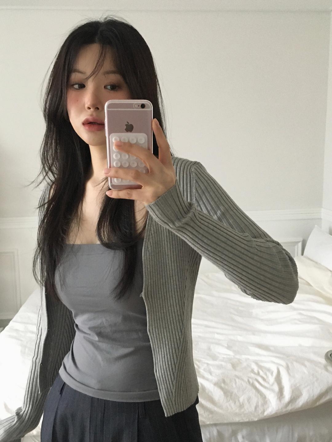 [restock] three way cardigan (grey)