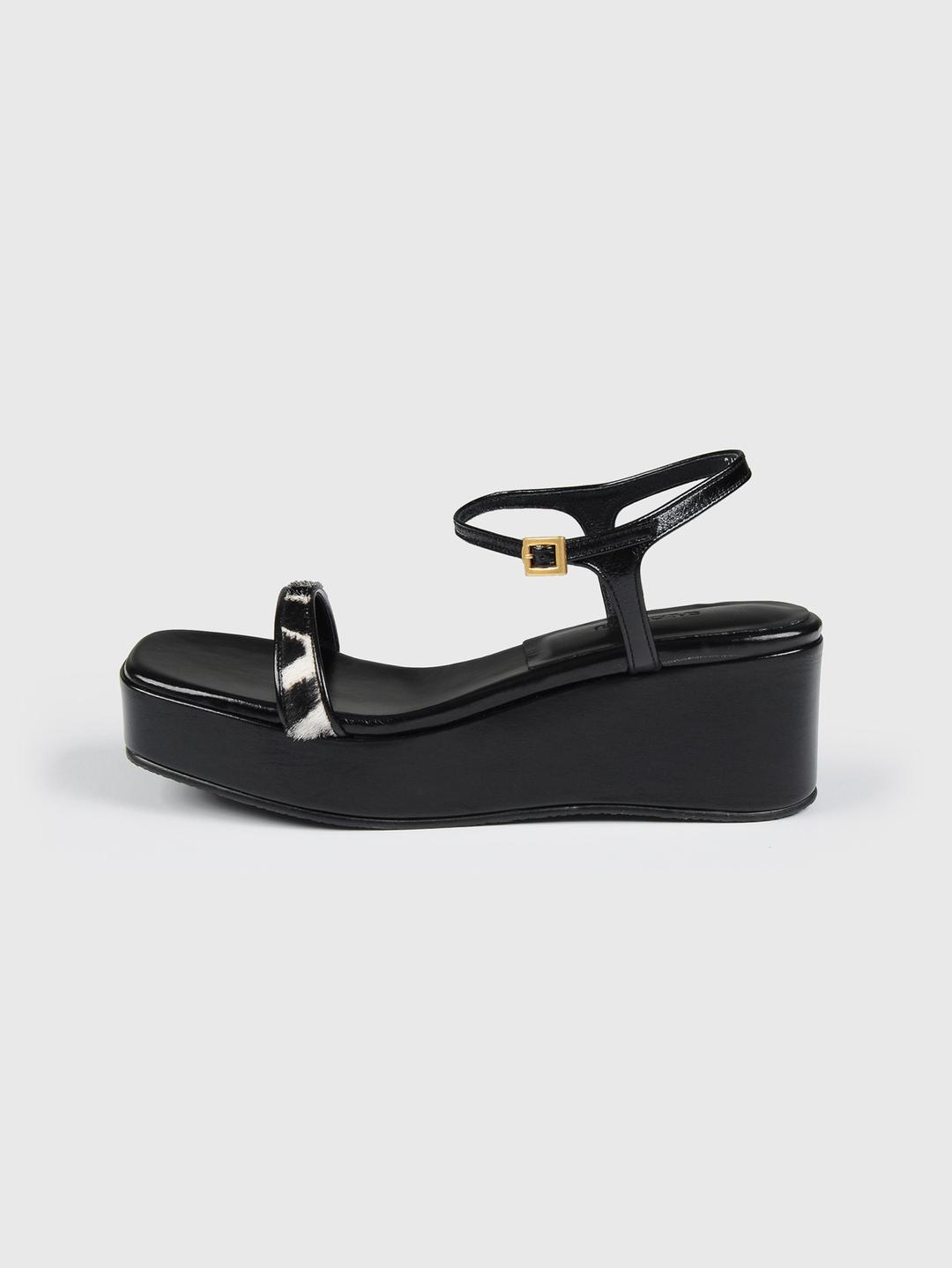 [SA25S12] Calf platform sandal (ZB)