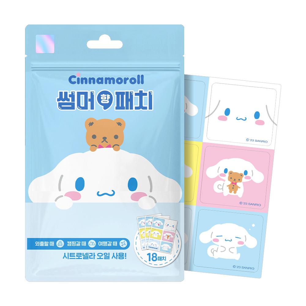 썸머패치 산리오 여름 향 패치 시나모롤 모기 1ea