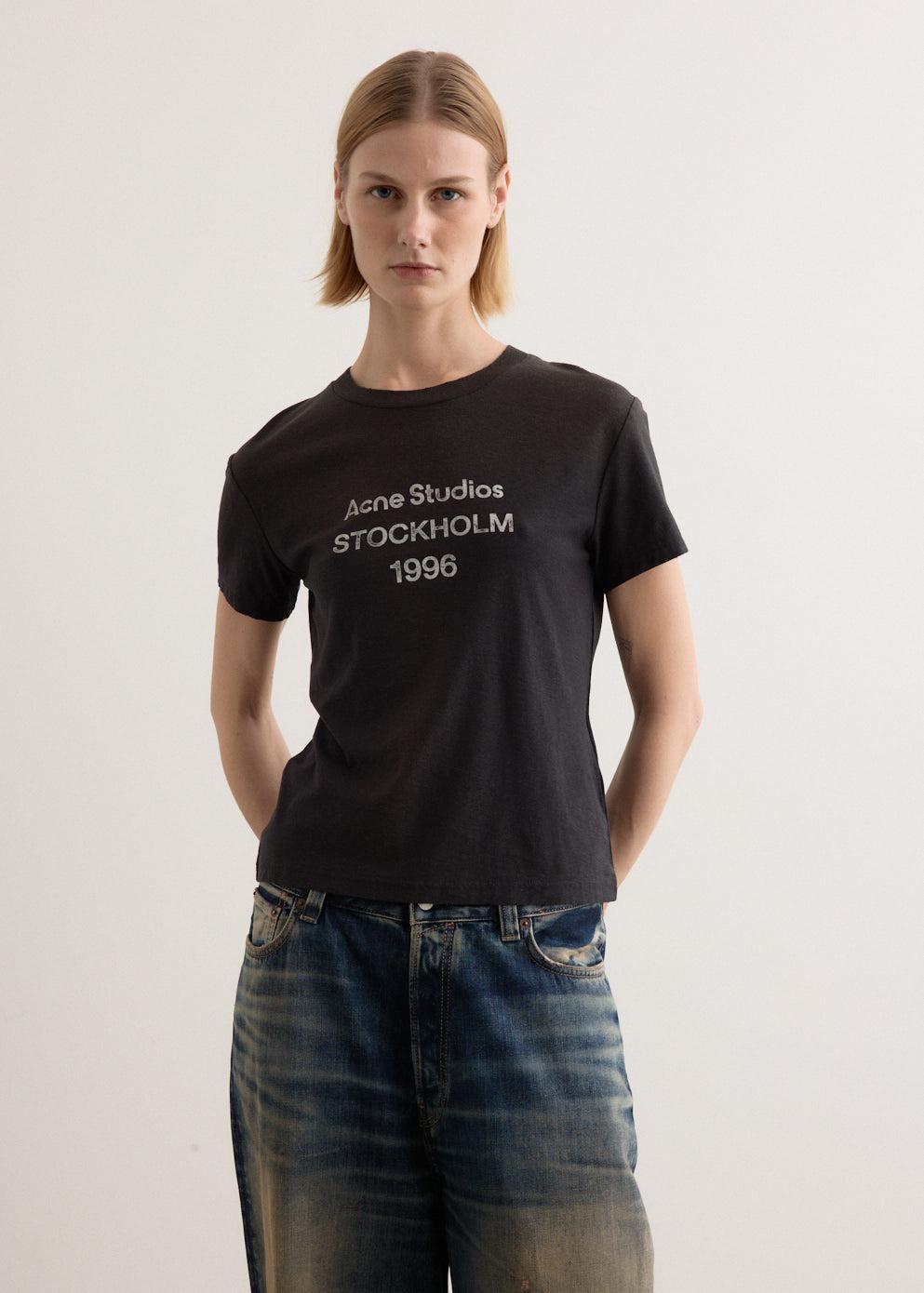 Logo T-Shirt - FADED BLACK / XXS