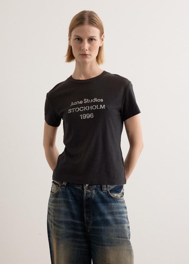 Logo T-Shirt - FADED BLACK / XXS