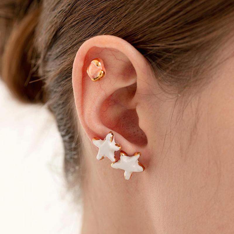 Ceramic Star Piercing (1PC)