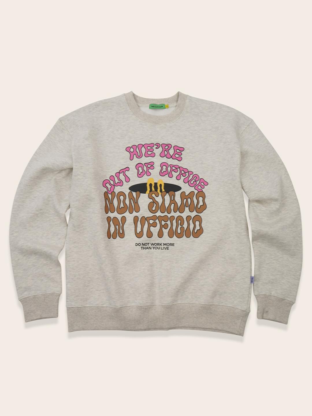 Non Siamo Sweatshirts - Melange Ivory