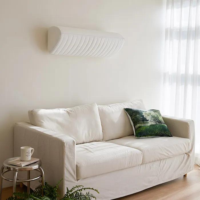 도톰한 누빔 비침없는 템바스타일 벽걸이 에어컨커버 7size