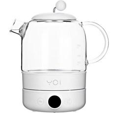 요아이 쾌속 미니 전기포트 티포트 전기주전자 화이트