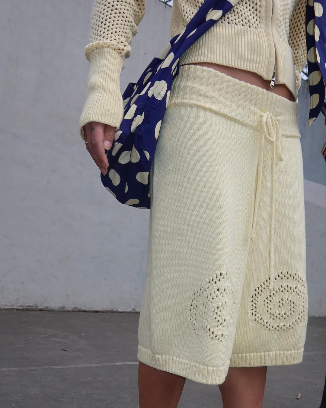 Spiral Shorts ꩜ Banana - Banana / s/m