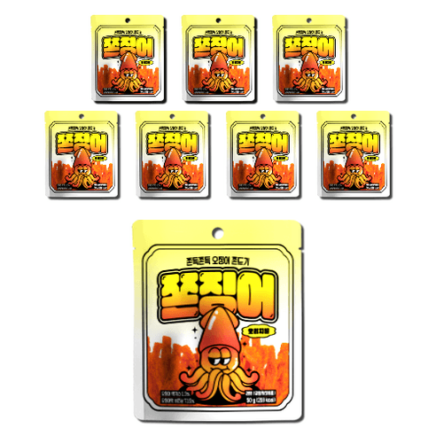 쫀슐랭 쫀징어 오리지널, 50g, 8개 - 기타과자 | 쿠팡