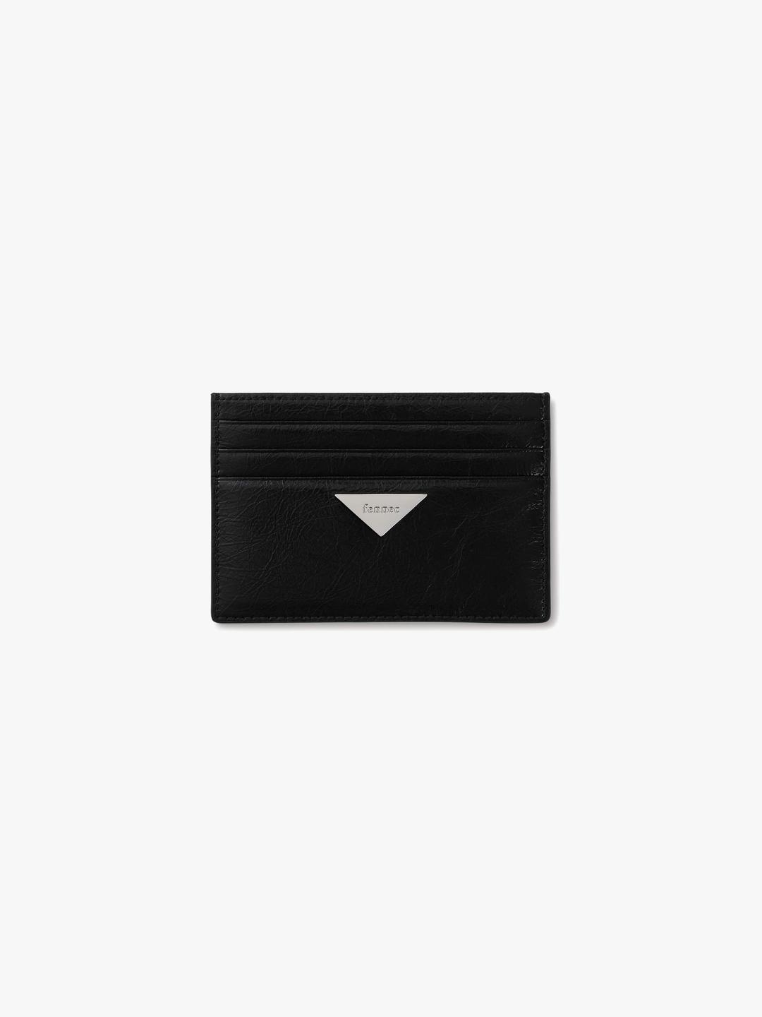 TRIANGLE CARD HOLDER - BLACK