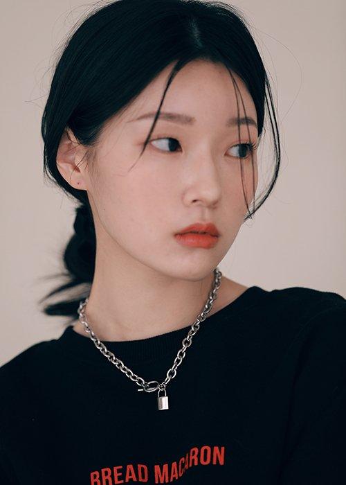 써지컬스틸 자물쇠목걸이