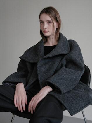 [X EAAH] HAYES HALF COAT