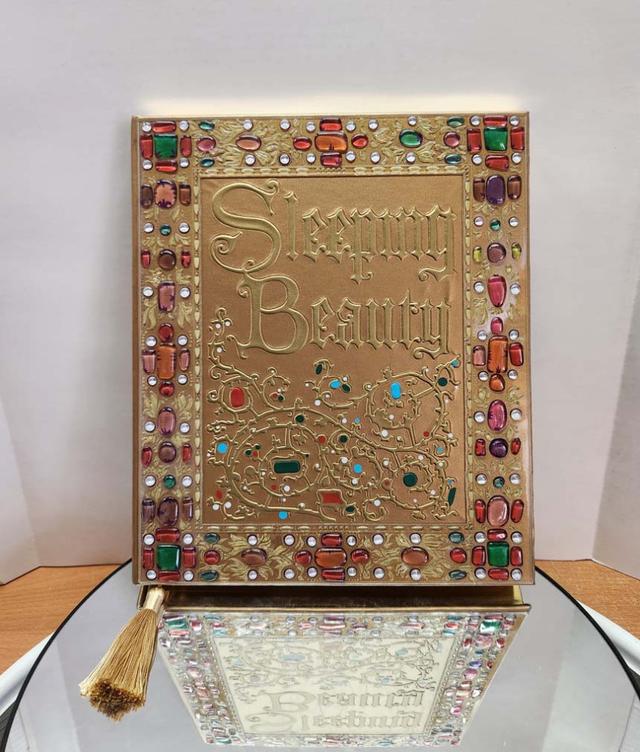 디즈니 잠자는 숲속의 공주 오로라 스토리북 저널 Sleeping Beauty Storybook Replica Journal