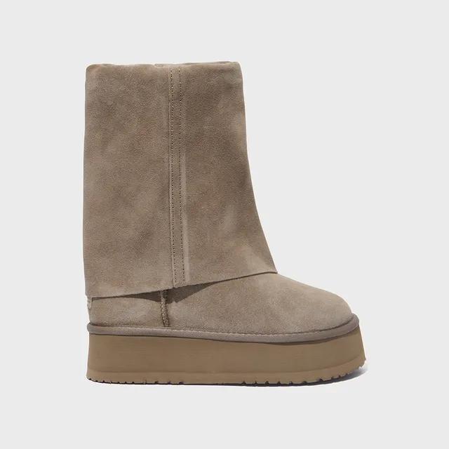 국내정품💜 락피쉬웨더웨어 MAXI FOLDED BOOTS MIDDLE(10inch) COCOA ROCKFISH WEATHERWEAR