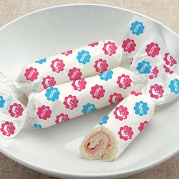 (일본)페코짱 플라워 왁스페이퍼 (10P set) 샌드위치 쿠키 김밥 주먹밥 포장지