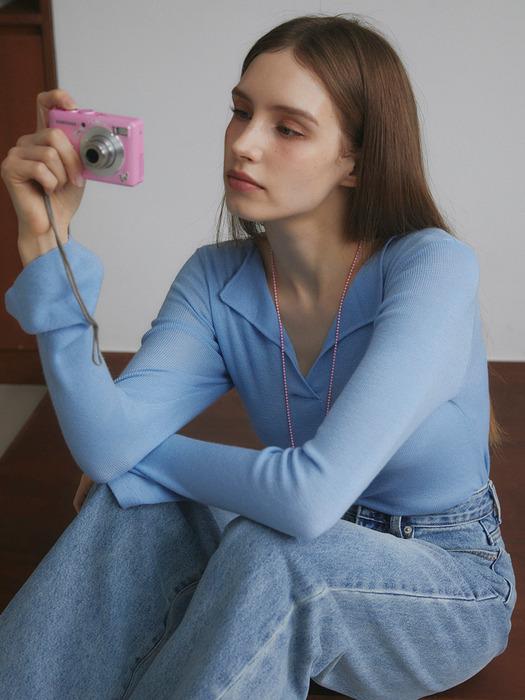 LAPEL V-KNIT [5COLORS]