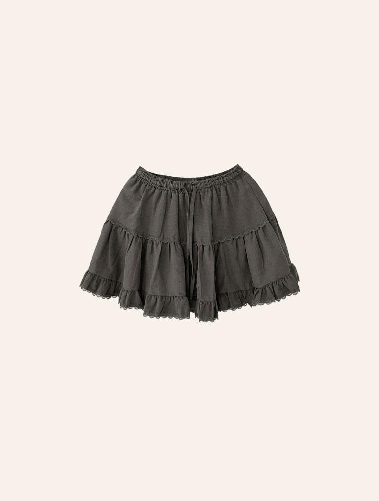 한강 스웨이드 치마바지 Han River Suede Pants