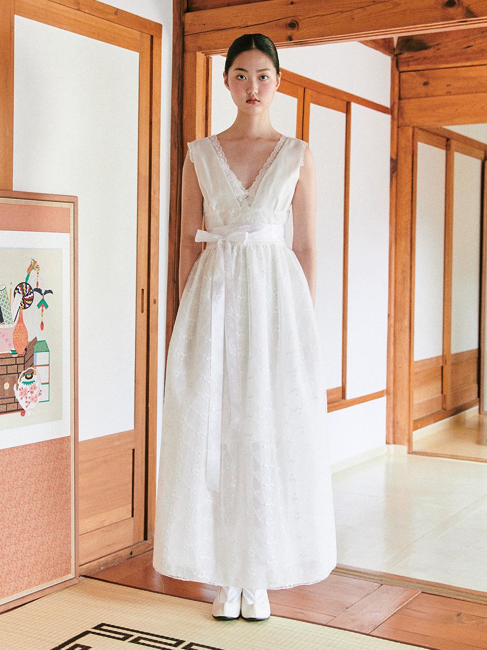 브라이덜 수묵 드레스_화이트