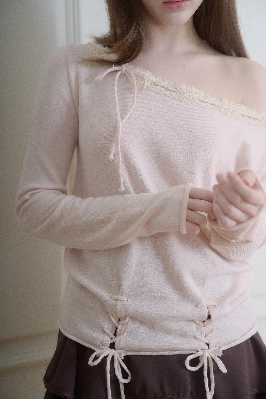 [delivery on 3/5] Ribbonette knit