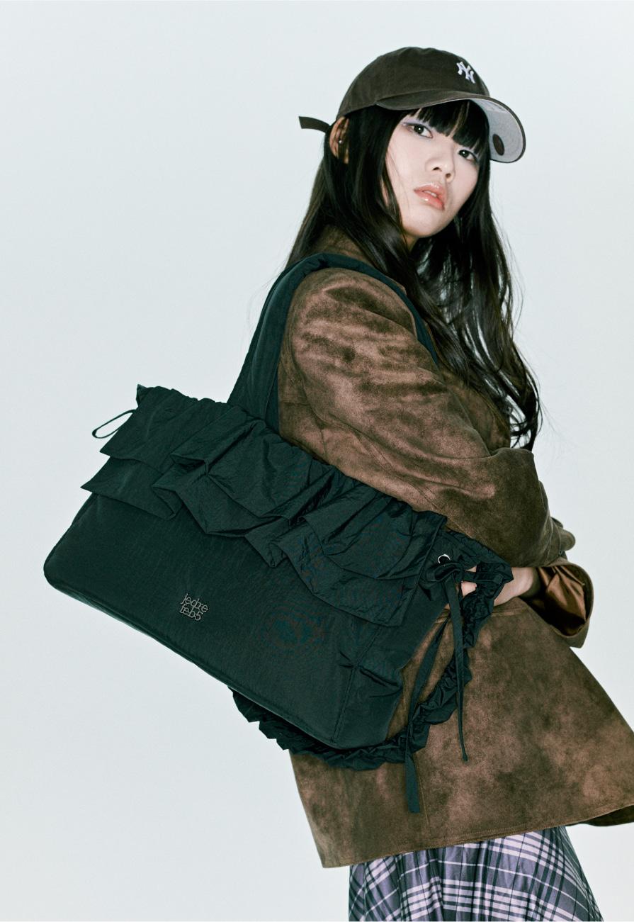 Tiered ruffles bag large_3colors