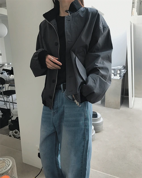 [unisex] 모어 버튼 투웨이 자켓