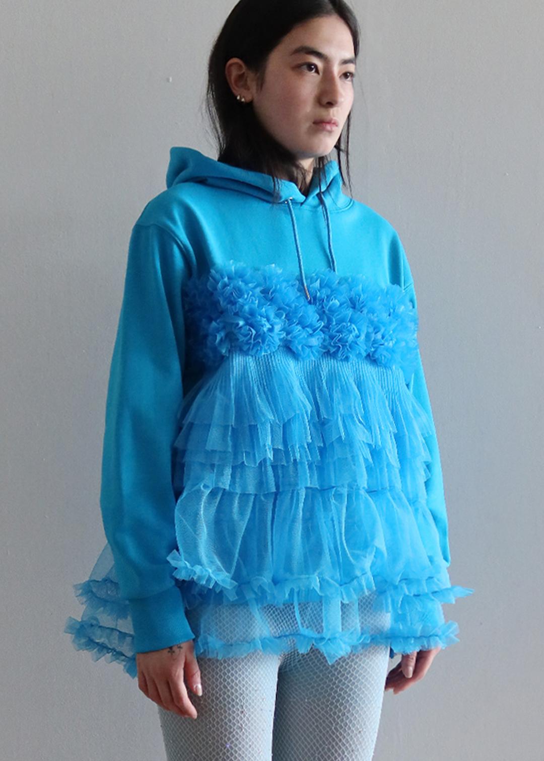 ROSE SYMPHONY HOODIE - BLUE