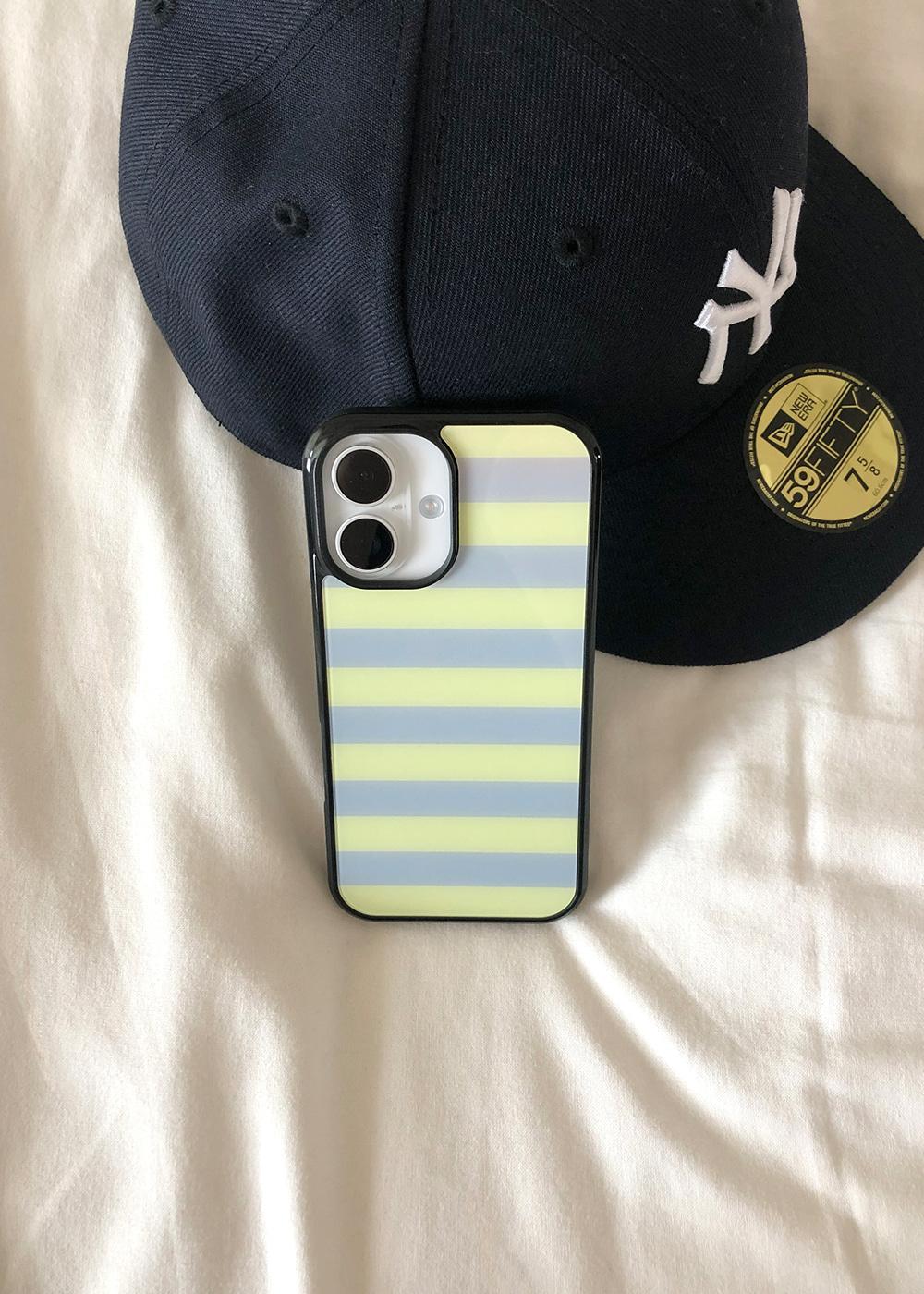 lemon gray glass bumper case