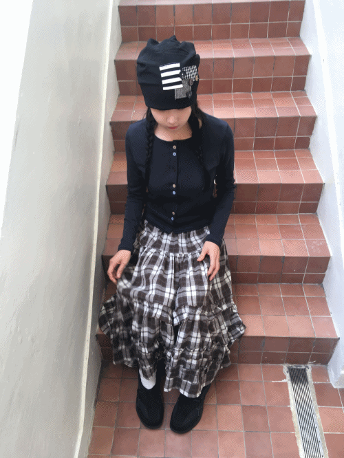 color button cardigan (3c)