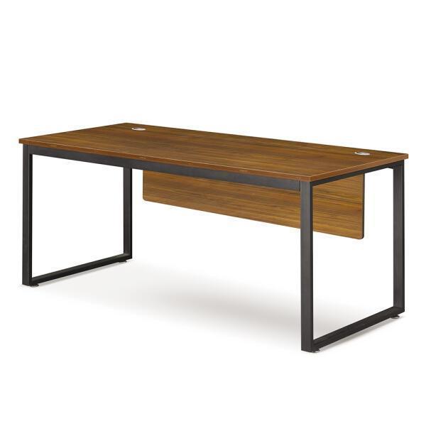 [아트박스]/퍼니럭스리빙 제니스 스틸 LPM 가림판 책상 1600-월넛