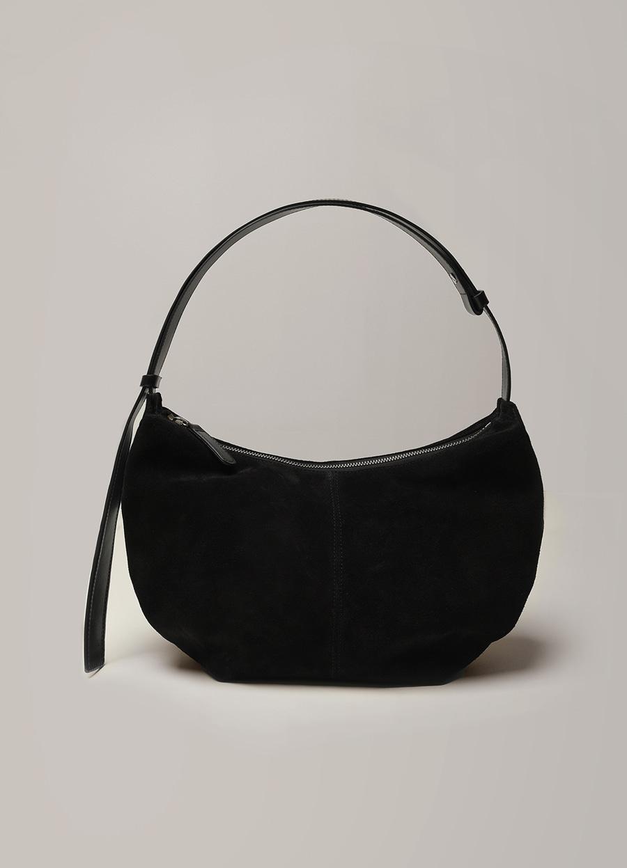 32ND / Shoulder leather bag (Black)