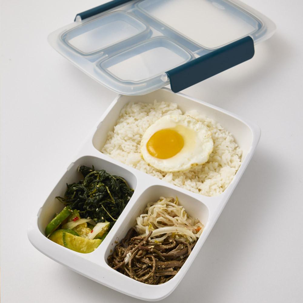 옥소 굿그립 프렙 앤 고 0.9L 3칸 분리 밀폐용기