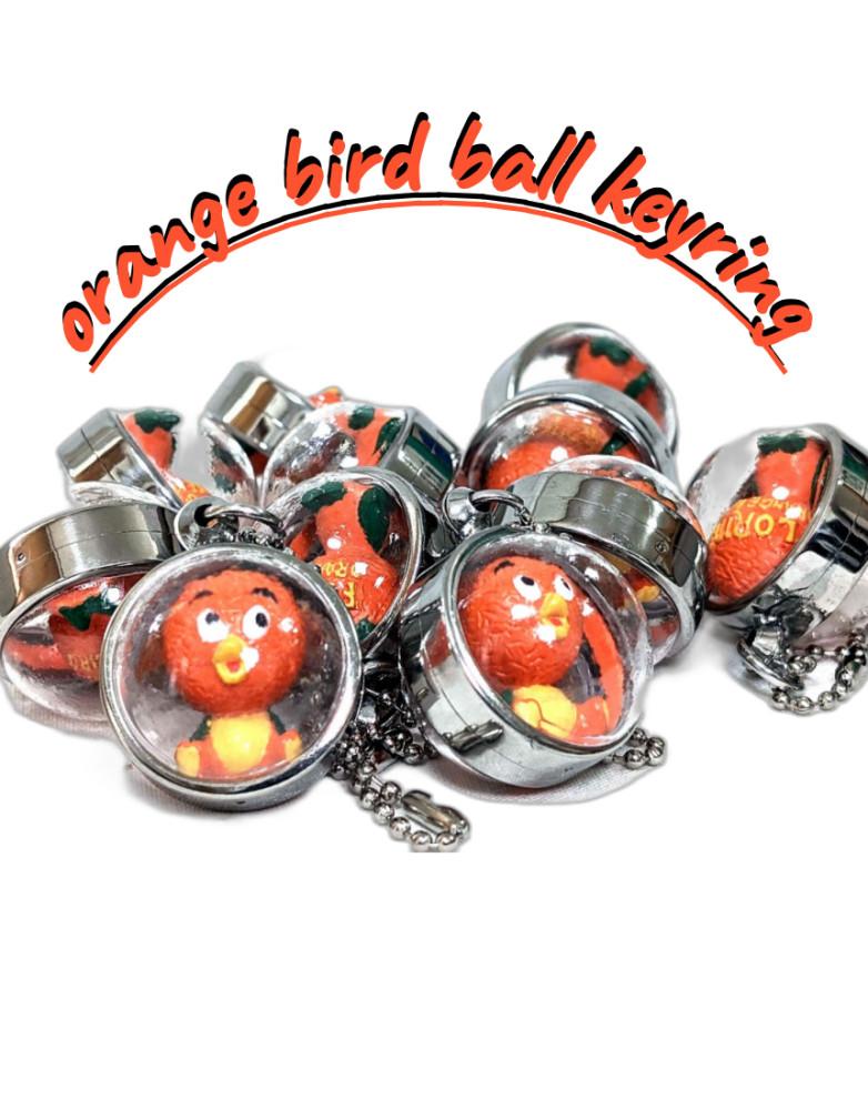 아메리칸 캐릭터 캡슐 키링 오렌지 버드 볼 키링