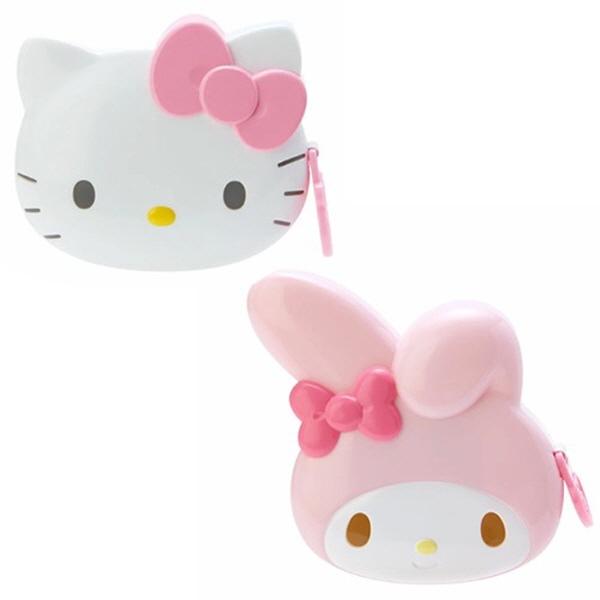 (일본) 헬로키티 마이멜로디 얼굴모양 미니 줄자 (2type)