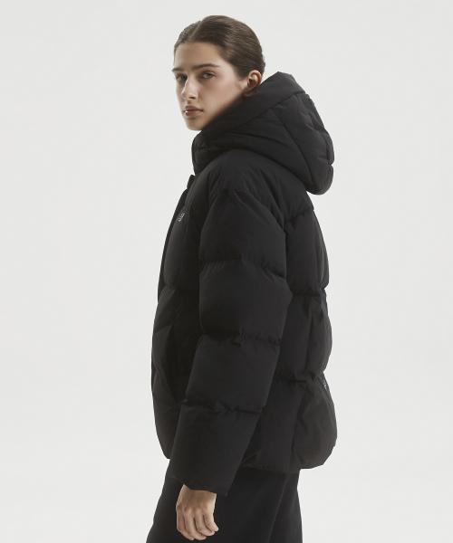 NBNPF4W062 / WOMEN 액티브 시그니처 숏다운 (BLACK)