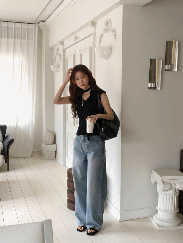 무드인슬로우 [후기극찬/가을데님] 브레멘 와이드 데님팬츠